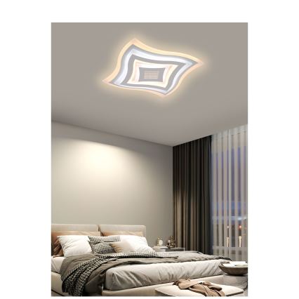 Brilagi - LED Stmievateľné stropné svietidlo MODERN LED/102W/230V 2700-6500K 50x50 cm + diaľkové ovládanie