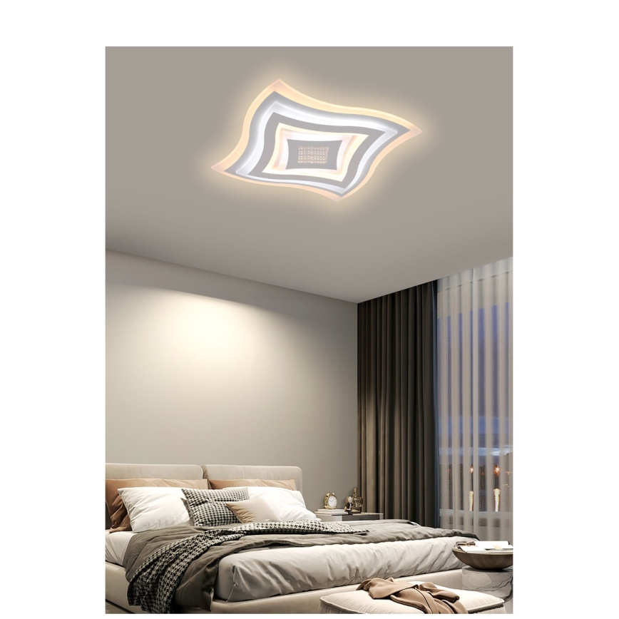 Brilagi - LED Stmievateľné stropné svietidlo MODERN LED/102W/230V 2700-6500K 50x50 cm + diaľkové ovládanie