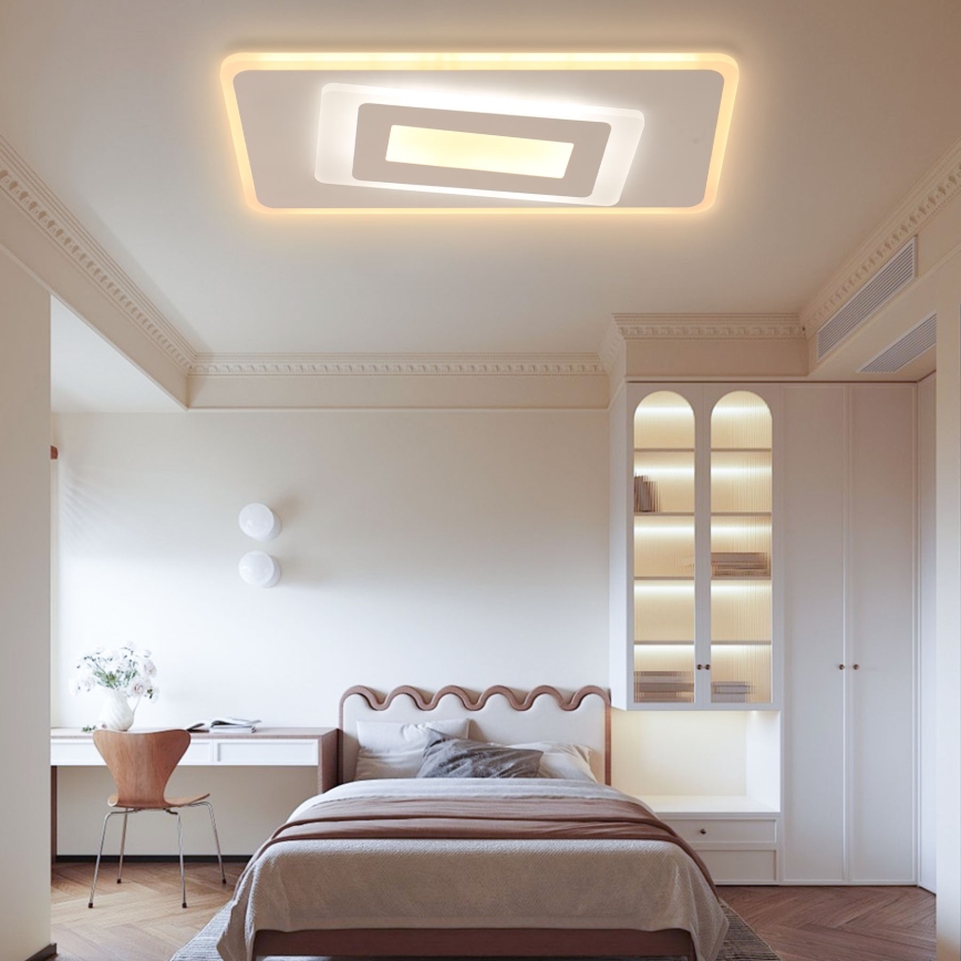 Brilagi - LED Stmievateľné stropné svietidlo MODERN LED/51W/230V 2700-6500K 20x40 cm + diaľkové ovládanie