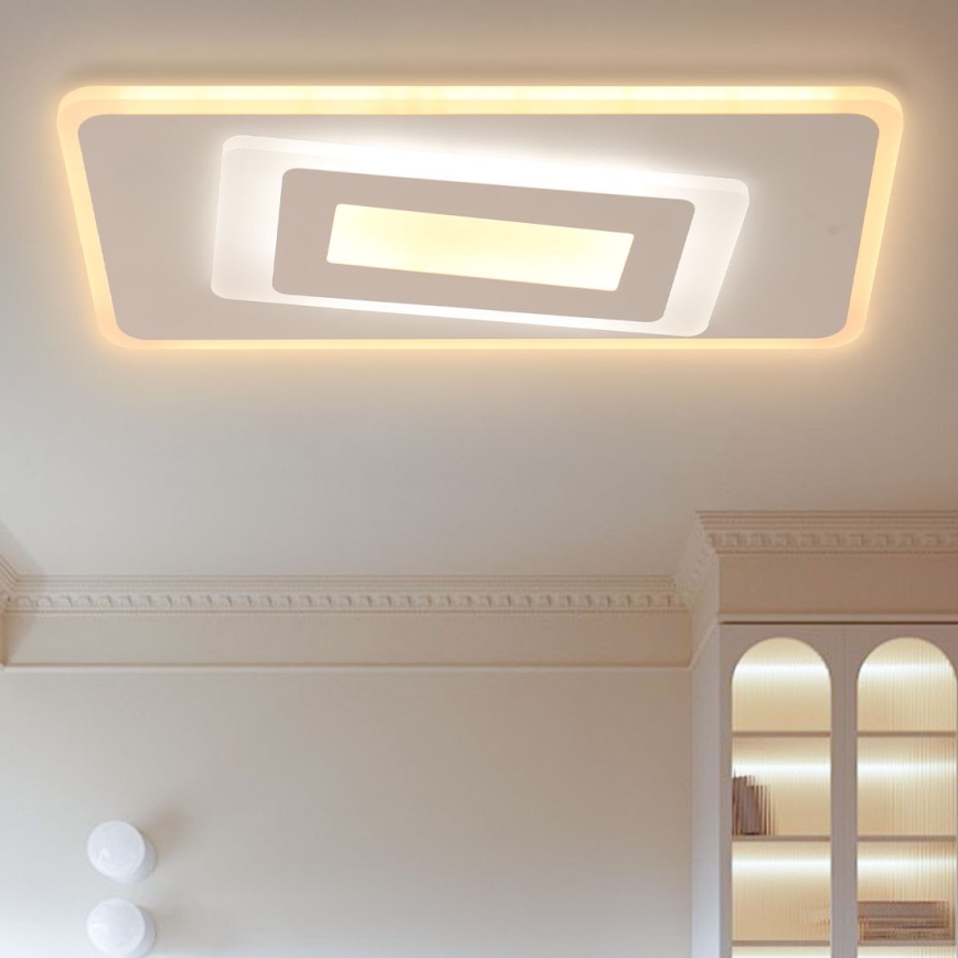 Brilagi - LED stmievateľné stropné svietidlo MODERN LED/51W/230V 3000-6000K 20x40 cm + diaľkové ovládanie