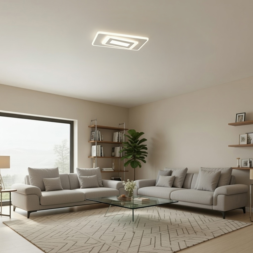 BRILAGI - LED Stmievateľné stropné svietidlo MODERN LED/51W/230V 3000-6000K 20x40 cm + diaľkové ovládanie