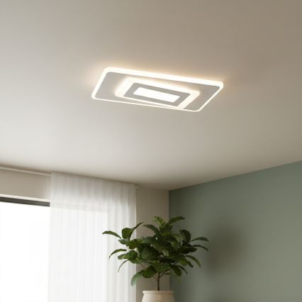 BRILAGI - LED Stmievateľné stropné svietidlo MODERN LED/51W/230V 3000-6000K 20x40 cm + diaľkové ovládanie