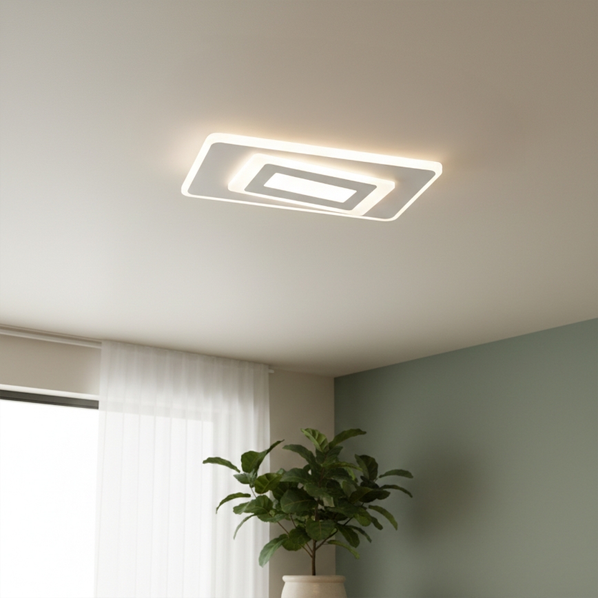 BRILAGI - LED Stmievateľné stropné svietidlo MODERN LED/51W/230V 3000-6000K 20x40 cm + diaľkové ovládanie