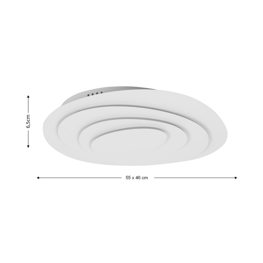 Brilagi - LED stmievateľné stropné svietidlo MODERN LED/67W/230V 3000-6000K 46x55 cm + diaľkové ovládanie