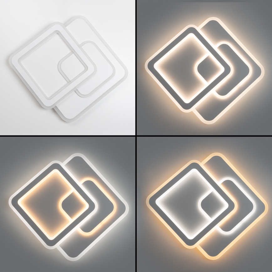 Brilagi - LED Stmievateľné stropné svietidlo MODERN LED/80W/230V 2700-6500K 52,5x52,5 cm + diaľkové ovládanie