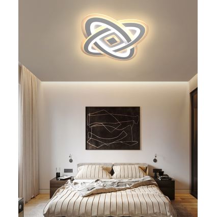 Brilagi - LED Stmievateľné stropné svietidlo MODERN LED/90W/230V 2700-6500K 48x48 cm+ diaľkové ovládanie