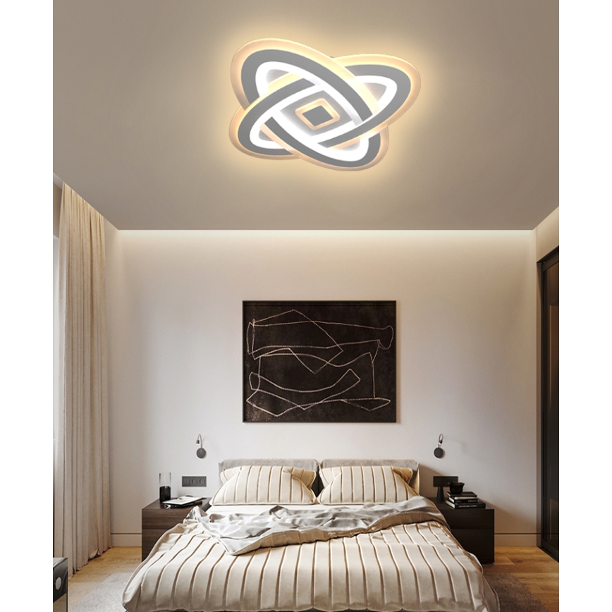 Brilagi - LED Stmievateľné stropné svietidlo MODERN LED/90W/230V 2700-6500K 48x48 cm+ diaľkové ovládanie
