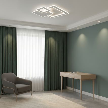 BRILAGI - LED stmievateľné stropné svietidlo MODERN LED/93W/230V 3000-6000K 48,5x48,5 cm + diaľkové ovládanie