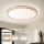 Brilagi - LED stmievateľné stropné svietidlo MOLINA LED/100W/230V 3000-6000K dub pr. 80 cm + diaľkové ovládanie