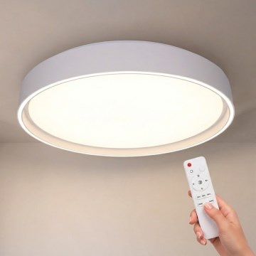 Brilagi - LED stmievateľné stropné svietidlo NANCI LED/60W/230V 3000-6500K priemer 49 cm biela + diaľkové ovládanie