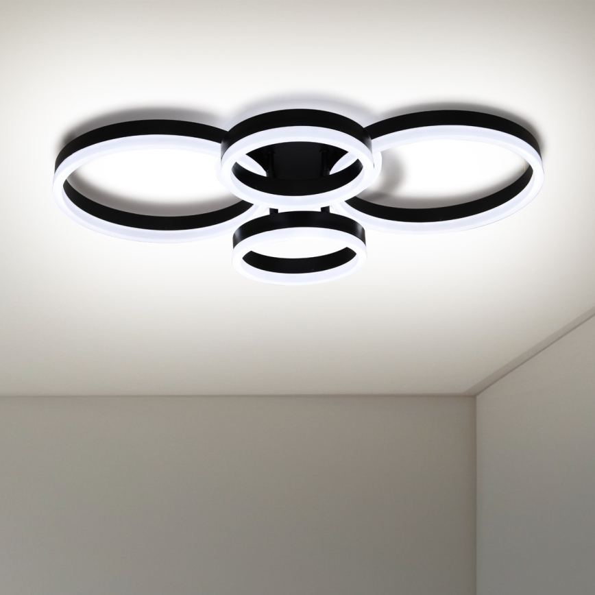 Brilagi - LED Stmievaťelné stropné svietidlo ORBITS LED/49W/230V 3000-6000K + diaľkové ovládanie