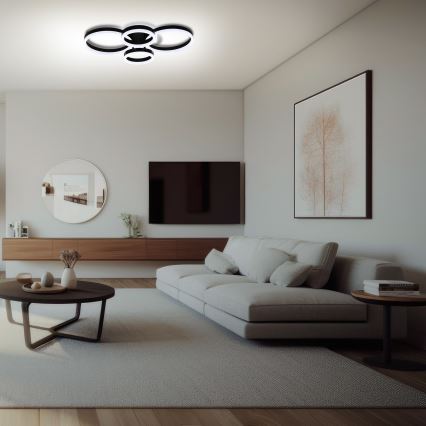 Brilagi - LED Stmievaťelné stropné svietidlo ORBITS LED/49W/230V 3000/4000/6000K + diaľkové ovládanie
