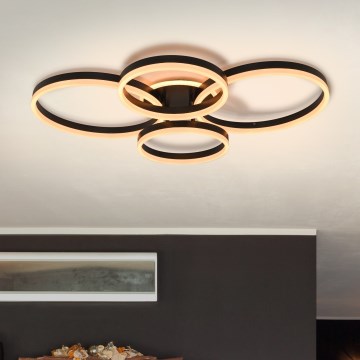 Brilagi - LED Stmievaťelné stropné svietidlo ORBITS LED/52W/230V 3000/4000/6000K + diaľkové ovládanie
