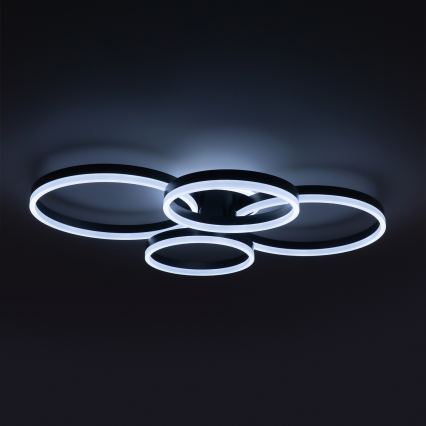 Brilagi - LED Stmievaťelné stropné svietidlo ORBITS LED/52W/230V 3000-6000K + diaľkové ovládanie
