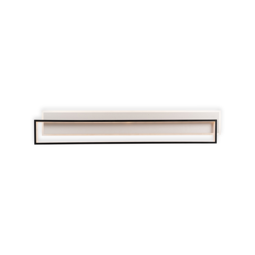 Brilagi - LED Stmievateľné stropné svietidlo OUTLINE LED/90W/230V 3000-6000K 18x100 cm biela/čierna + diaľkové ovládanie