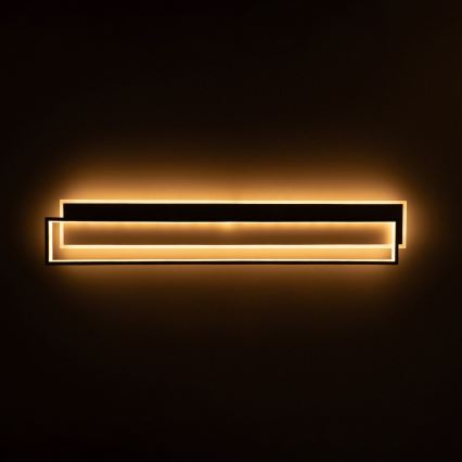 Brilagi - LED Stmievateľné stropné svietidlo OUTLINE LED/90W/230V 3000-6000K 18x100 cm biela/čierna + diaľkové ovládanie