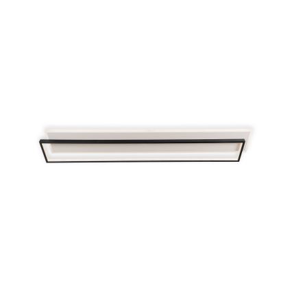 Brilagi - LED Stmievateľné stropné svietidlo OUTLINE LED/90W/230V 3000-6000K 18x100 cm biela/čierna + diaľkové ovládanie