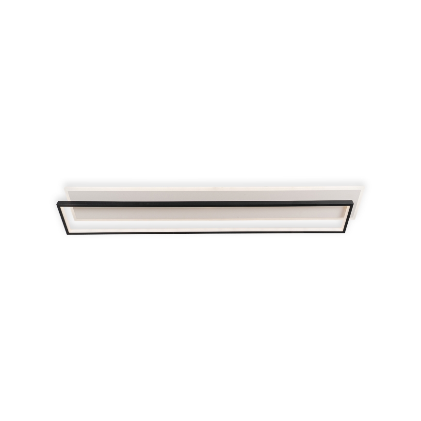 Brilagi - LED Stmievateľné stropné svietidlo OUTLINE LED/90W/230V 3000-6000K 18x100 cm biela/čierna + diaľkové ovládanie