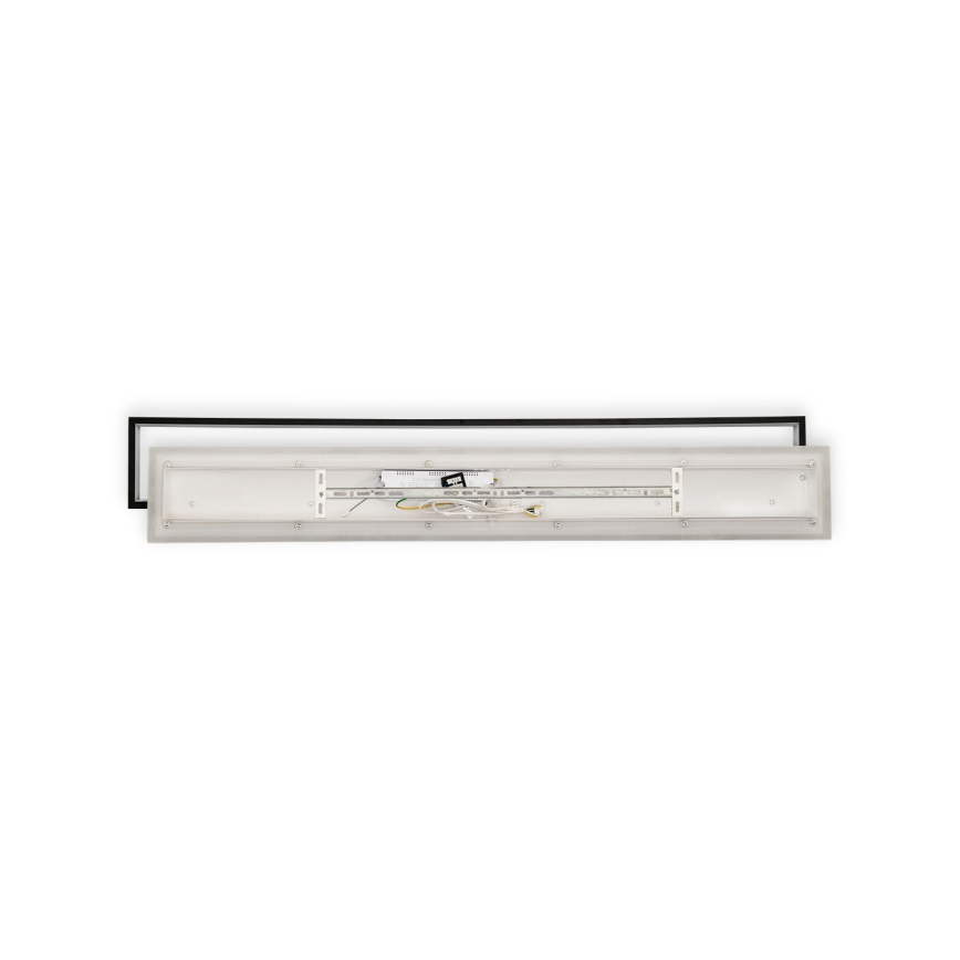 Brilagi - LED Stmievateľné stropné svietidlo OUTLINE LED/90W/230V 3000-6000K 18x100 cm biela/čierna + diaľkové ovládanie