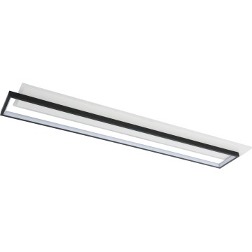 Brilagi - LED Stmievateľné stropné svietidlo OUTLINE LED/90W/230V 3000-6000K 18x100 cm biela/čierna + diaľkové ovládanie