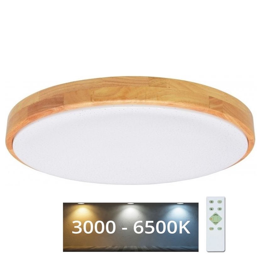 Brilagi - LED Stmievateľné stropné svietidlo PINE LED/60W/230V 3000-6500K + diaľkové ovládanie