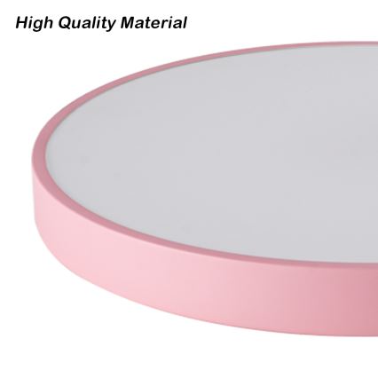 Brilagi - LED stmievané stropné svietidlo POOL LED/48W/230V 3000-6000K priemer 40 cm ružové + diaľkové ovládanie