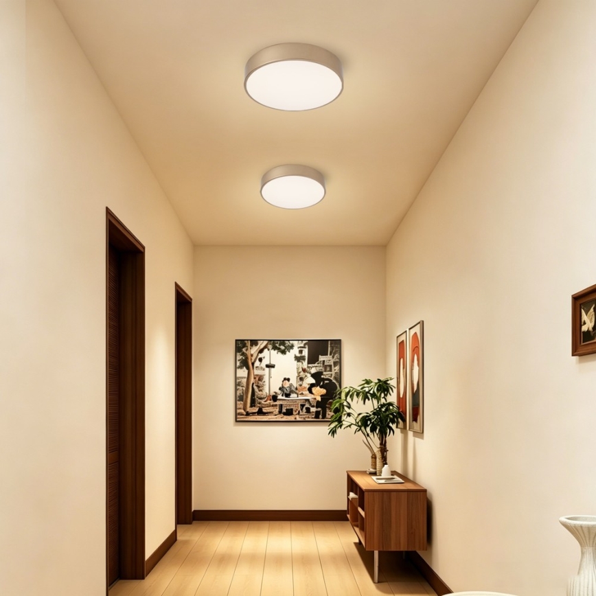 Brilagi - LED stmievateľné stropné svietidlo POOL LED/36W/230V 3000-6000K priemer 30 cm zlaté + diaľkové ovládanie