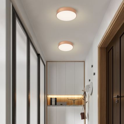 Brilagi - LED stmievateľné stropné svietidlo POOL LED/36W/230V 3000–6000 K priemer 30 cm bronzové + diaľkové ovládanie