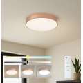 Brilagi - LED stmievateľné stropné svietidlo POOL LED/48W/230V 3000-6000K pr. 40 cm bronzové + diaľkové ovládanie