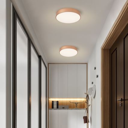 Brilagi - LED stmievateľné stropné svietidlo POOL LED/48W/230V 3000-6000K pr. 40 cm bronzové + diaľkové ovládanie