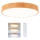 Brilagi - LED Stmievateľné stropné svietidlo POOL LED/50W/230V 3000-6000K pr. 40 cm drevený dekor + diaľkové ovládanie