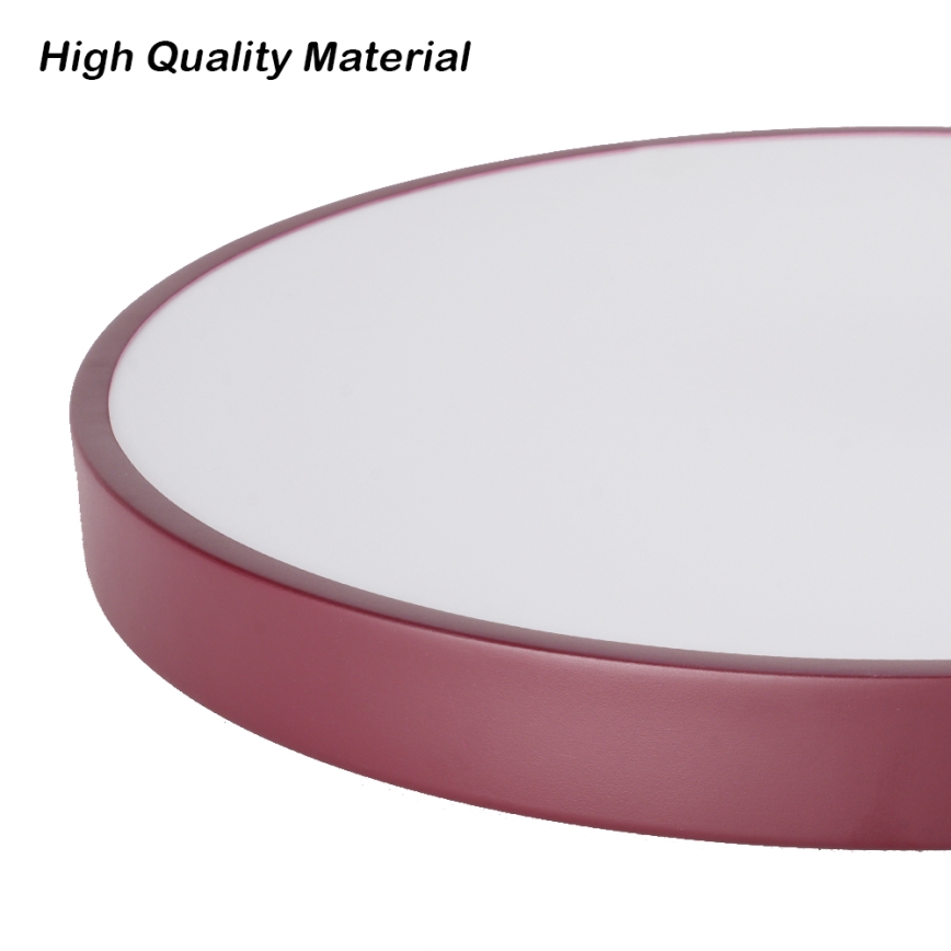 Brilagi - LED stmievateľné stropné svietidlo POOL LED/60W/230V 3000–6000K pr. 60 cm burgundské + diaľkové ovládanie