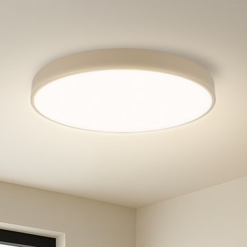 Brilagi - LED Stmievateľné Stropné Svietidlo POOL LED/60W/230V 3000-6000K pr. 50 cm béžová + diaľkové ovládanie