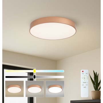 Brilagi - LED stmievateľné stropné svietidlo POOL LED/60W/230V 3000-6000K pr. 50 cm bronzové + diaľkové ovládanie