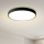 Brilagi - LED Stmievateľné stropné svietidlo POOL LED/60W/230V 3000-6000K pr. 60 cm čierne + diaľkové ovládanie