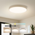 Brilagi - LED stmievateľné stropné svietidlo POOL LED/60W/230V 3000-6000K priemer 50 cm béžové + diaľkové ovládanie