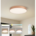 Brilagi - LED stmievateľné stropné svietidlo POOL LED/60W/230V 3000-6000K priemer 60 cm bronzové + diaľkové ovládanie