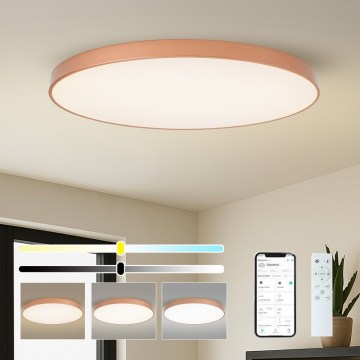 BRILAGI - LED stmievateľné stropné svietidlo POOL SMART LED/180W/230V 3000-6000K 120 cm bronzové Wi-Fi Tuya + diaľkové ovládanie