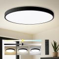 Brilagi - LED stmievateľné stropné svietidlo POOL SMART LED/180W/230V 3000-6000K pr. 120 cm Wi-Fi Tuya čierna + diaľkové ovládanie