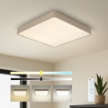 Brilagi - LED stmievateľné stropné svietidlo POOL SQUARE LED/36W/230V 3000-6000K 40x40 cm béžové + diaľkové ovládanie