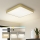 Brilagi - LED Stmievateľné stropné svietidlo POOL SQUARE LED/36W/230V 3000-6000K 40x40 cm zlatá + diaľkové ovládanie