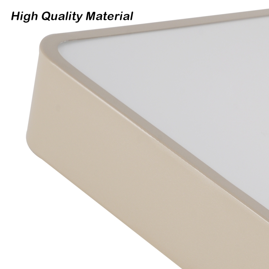 Brilagi - LED stmievateľné stropné svietidlo POOL SQUARE LED/48W/230V 3000-6000K 50x50 cm béžové + diaľkové ovládanie