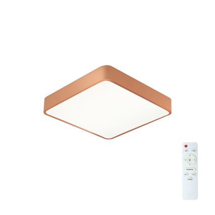 BRILAGI - LED stmievateľné stropné svietidlo POOL SQUARE LED/48W/230V 3000-6000K 50x50 cm bronzové + diaľkové ovládanie
