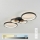 Brilagi - LED stmievateľné stropné svietidlo RINGO LED/34W/230V 3000-6000K 28x78 cm čierna + diaľkové ovládanie