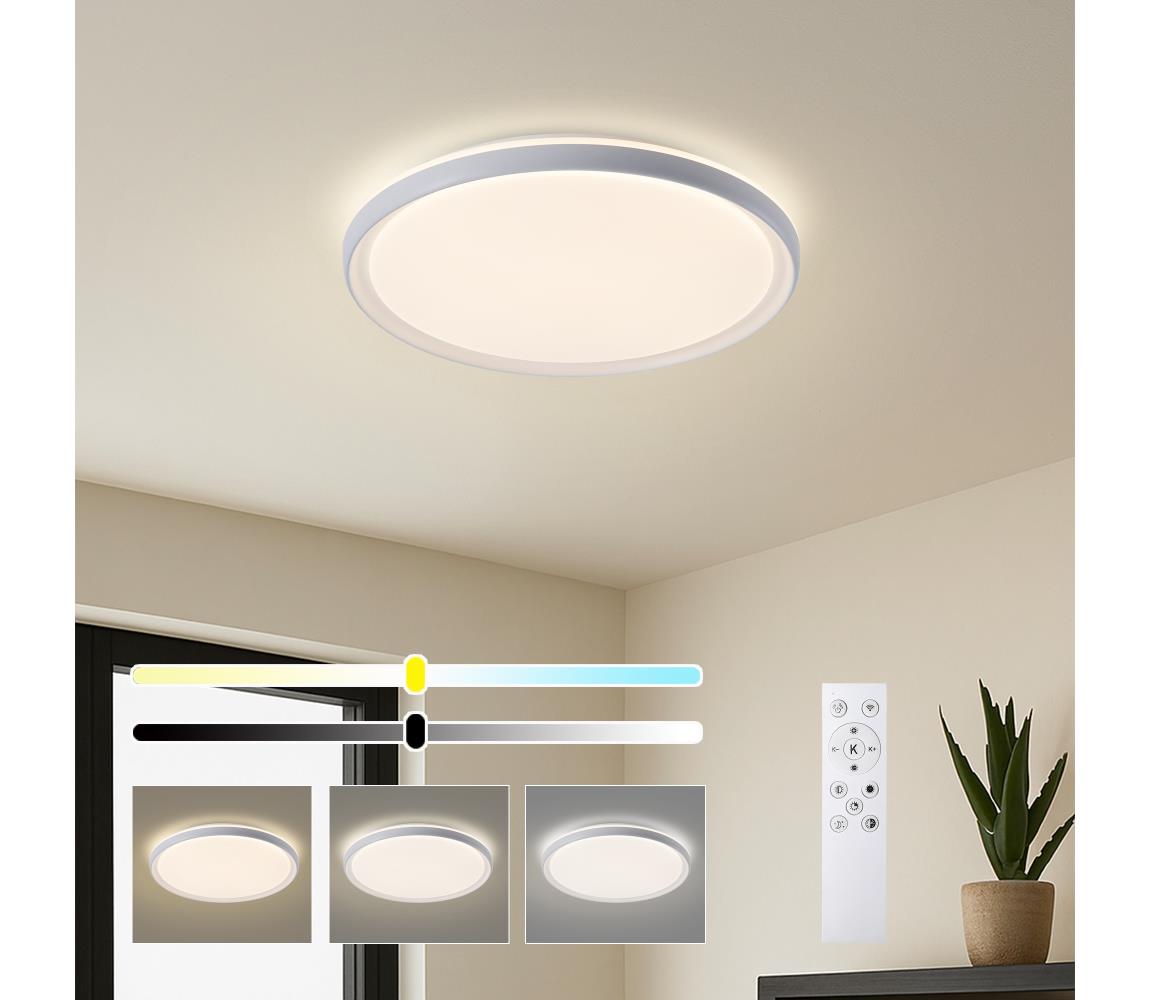 Brilagi - LED stmievateľné stropné svietidlo RIVO LED/72W/230V 3000-6000K biela pr. 50 cm + DO BRI855