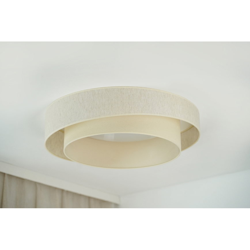 Brilagi - LED Stmievateľné stropné svietidlo SHINE LED/24W/230V 3000/4000/6500K krémová + diaľkové ovládanie