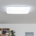 Brilagi - LED stmievateľné stropné svietidlo SHINE LED/24W/230V priemer 60 cm 3000/4000/6500K krémová + diaľkové ovládanie