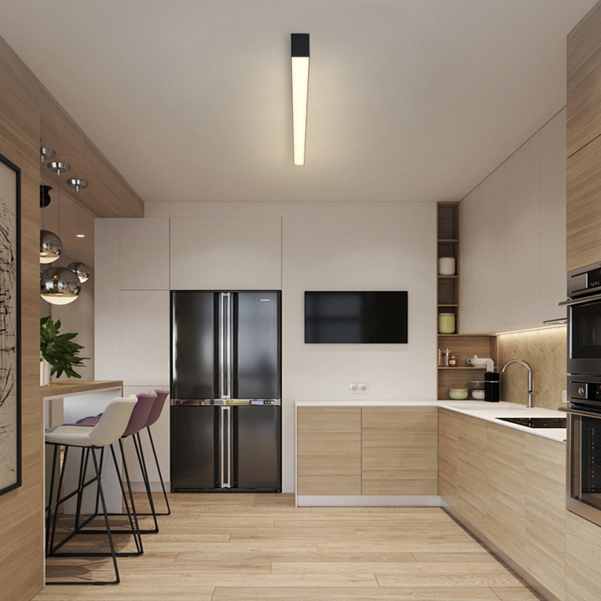 Brilagi - Stmievateľné LED stropné svietidlo SLEEKLINE SMART LED/40W/230V 3000-6000K Wi-Fi Tuya čierna + diaľkové ovládanie