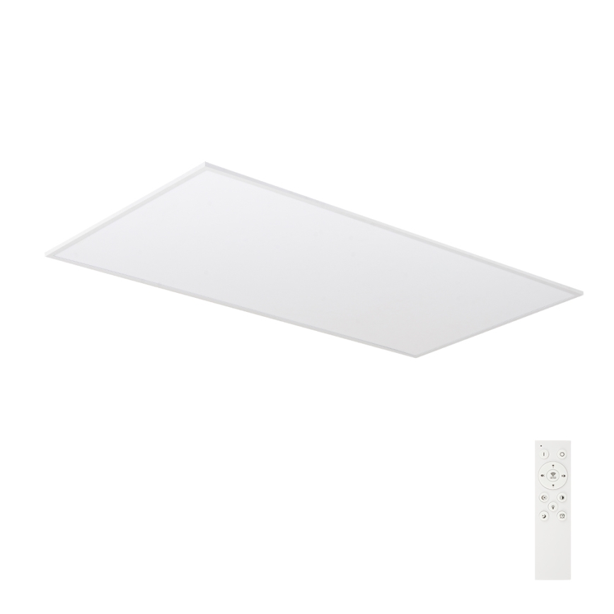 Brilagi - LED stmievateľné stropné svietidlo SLIMFRAME LED/80W/230V 120x60 cm 3000-6000K biela + diaľkové ovládanie