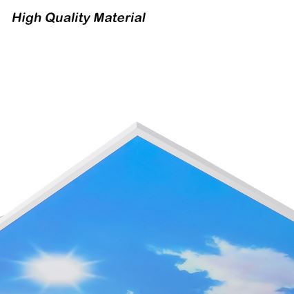 Brilagi - LED stmievateľné stropné svietidlo SLIMFRAME SKY LED/80W/230V 120x60 cm 3000-6000K strieborná/modrá + diaľkové ovládanie